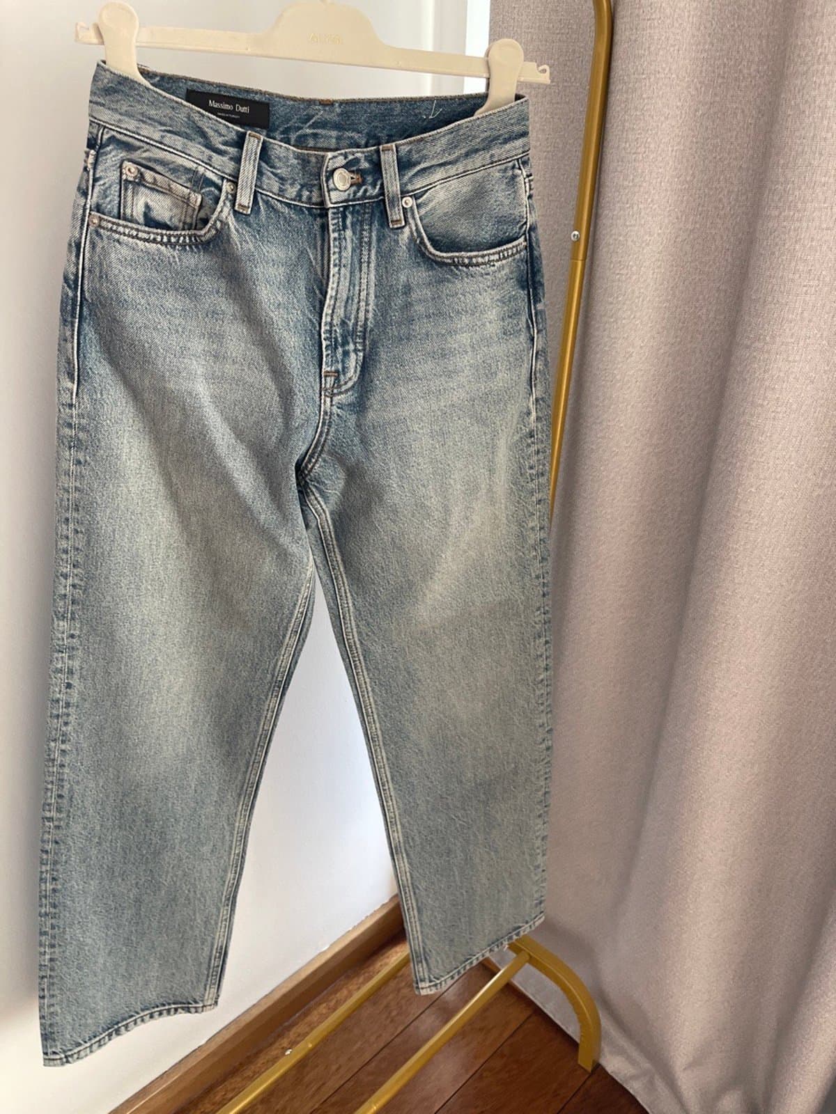 Stretch-Denim Light-Wash-Blue Jeans