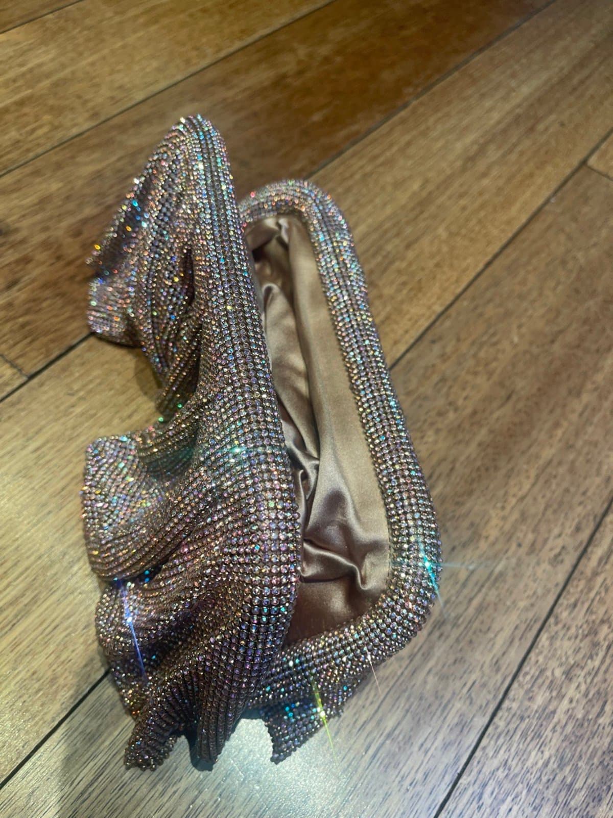 Mesh Bronze Clutch
