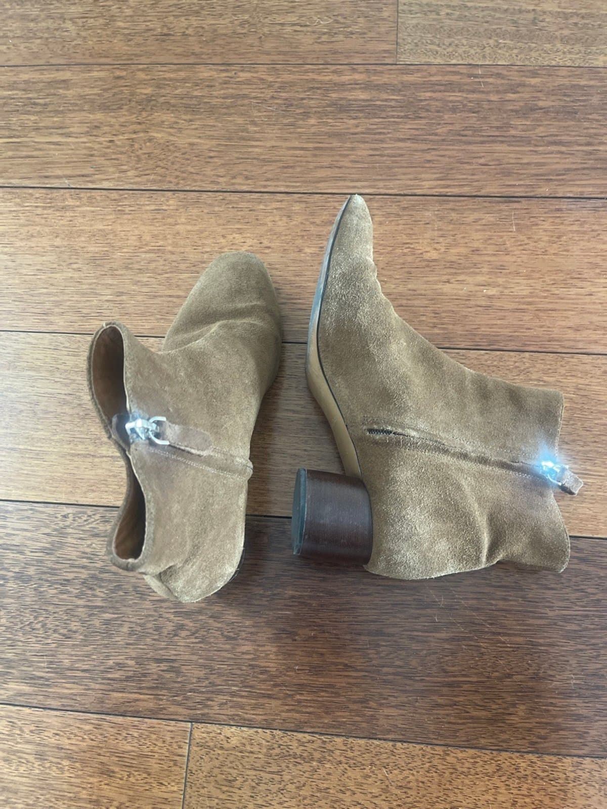 Khaki-green Autumn Smart Casual Ankle-boots