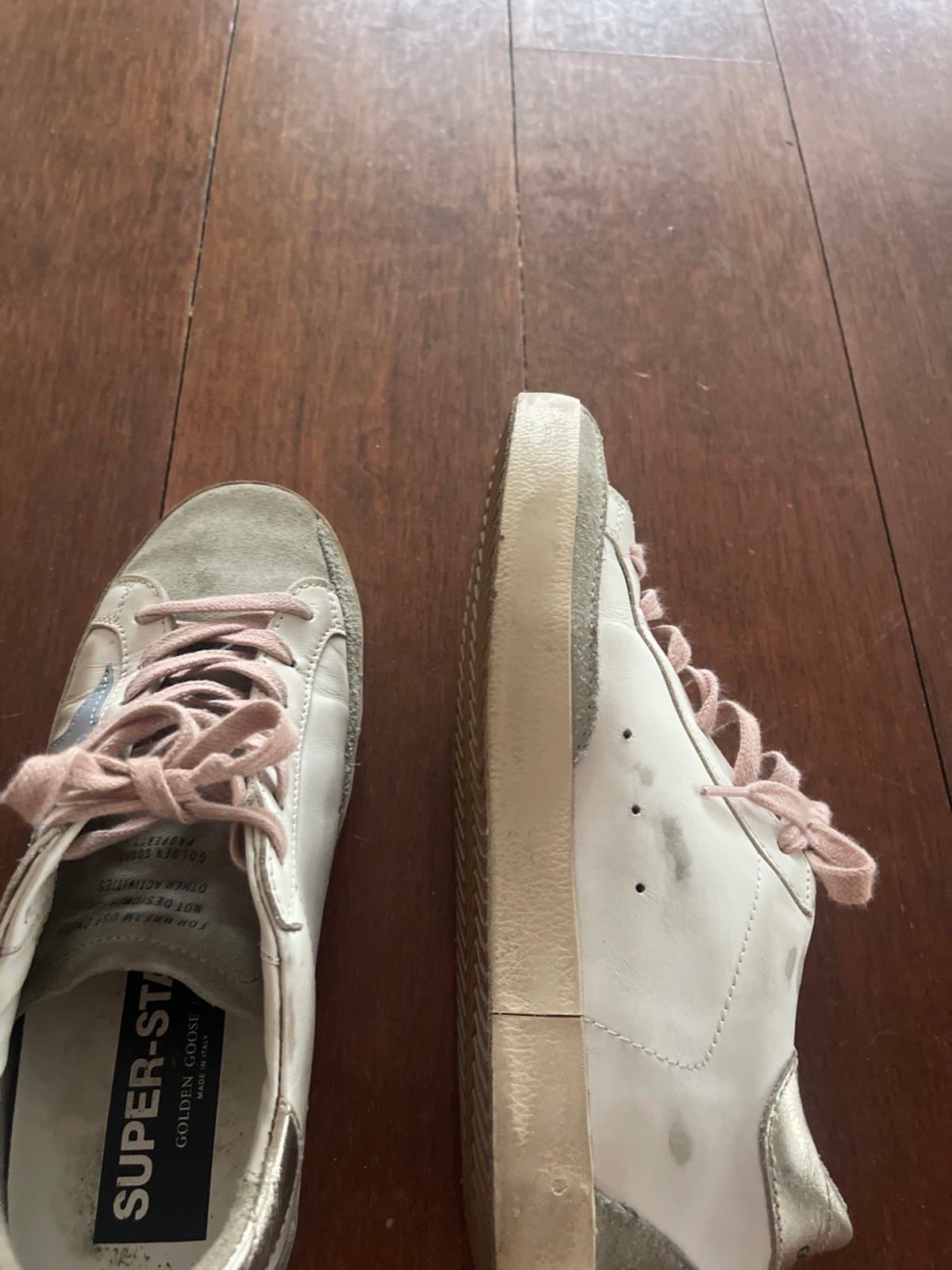 Leather, Suede Chalk-White Sneakers