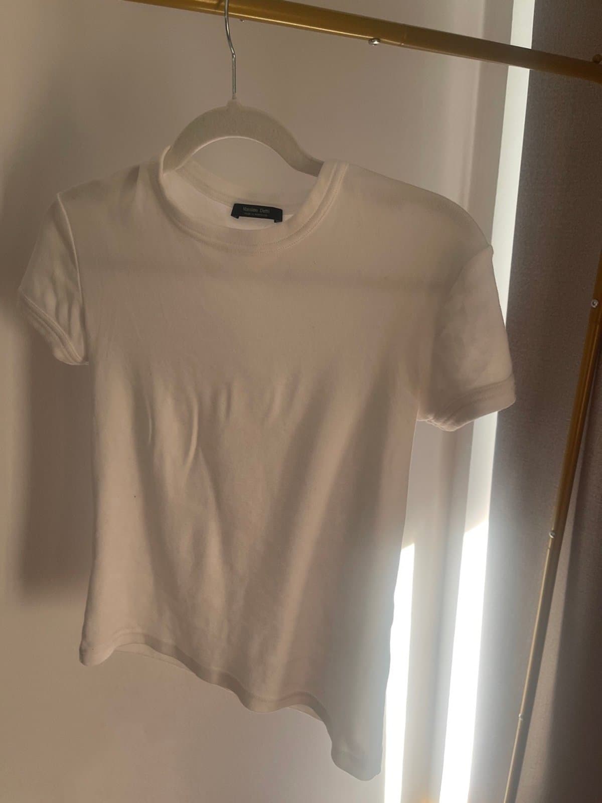 Jersey-Cotton Warm-Off-White T-Shirt